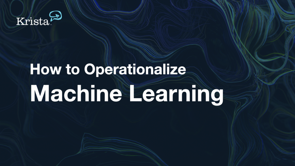 KristaSoft Operationalize